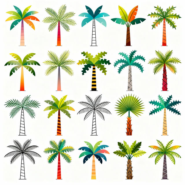 Clip Art Palm Trees gallery