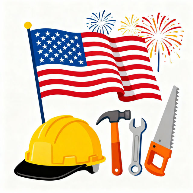 Labor Day Clip Art - Made With AI gallery