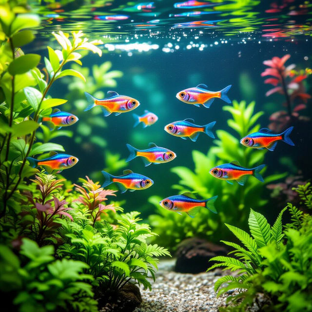 Neon Tetra Fish Images - Made With AI gallery