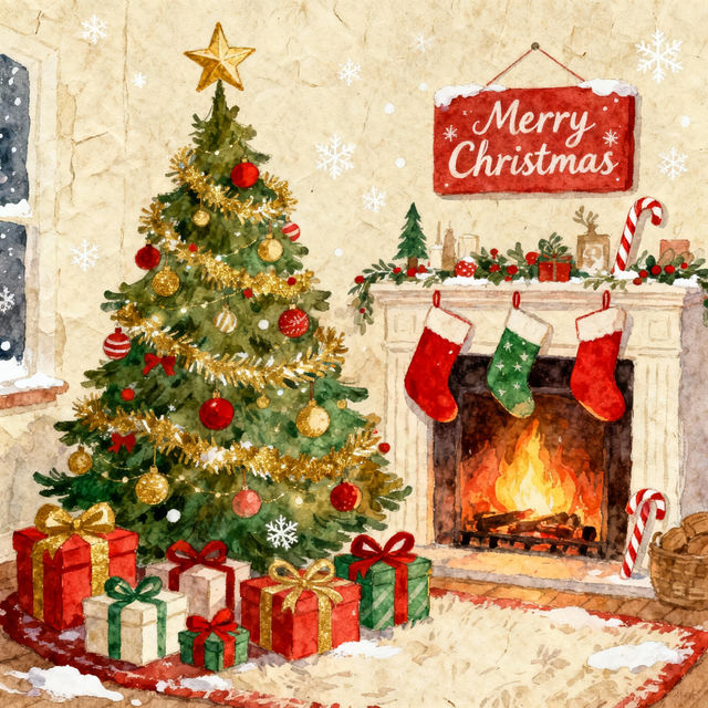 Christmas Drawings - AI Generated gallery