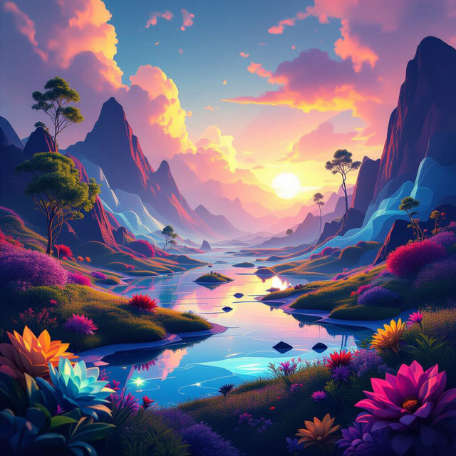 AI Digital Art Generator gallery