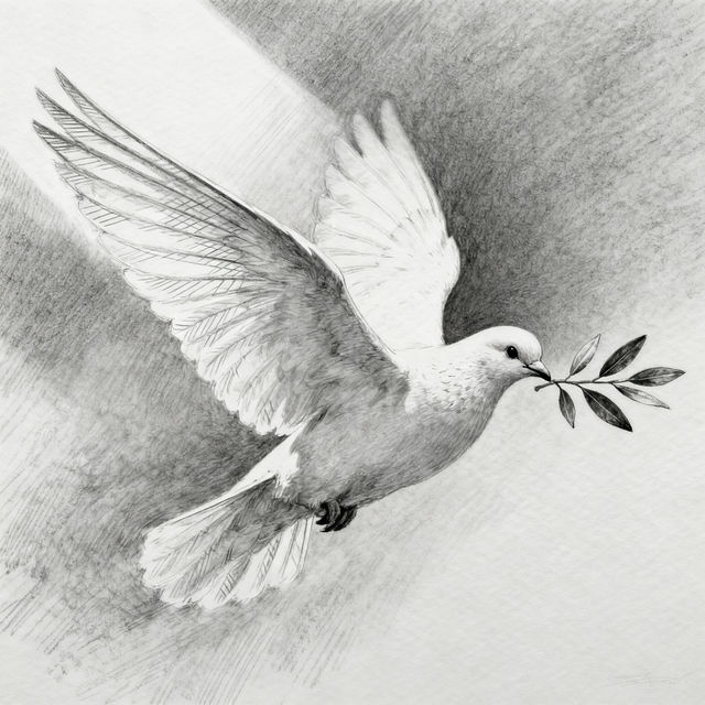 Dove Bird Drawings - AI Generated gallery