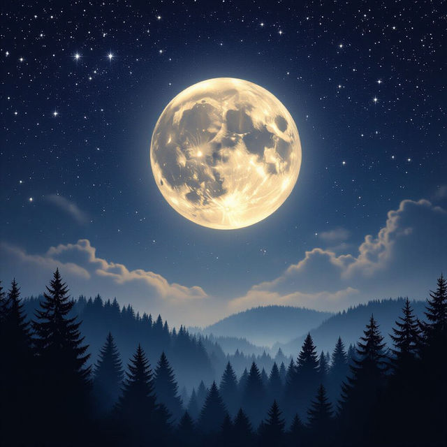 Full Moon Pictures - AI Generated gallery