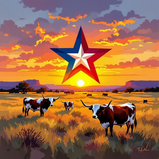 Texas Wall Art - Made With AI gallery