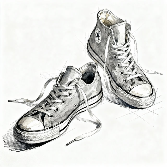 Converse Sketch Art gallery