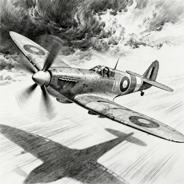 WW2 Plane Drawings gallery