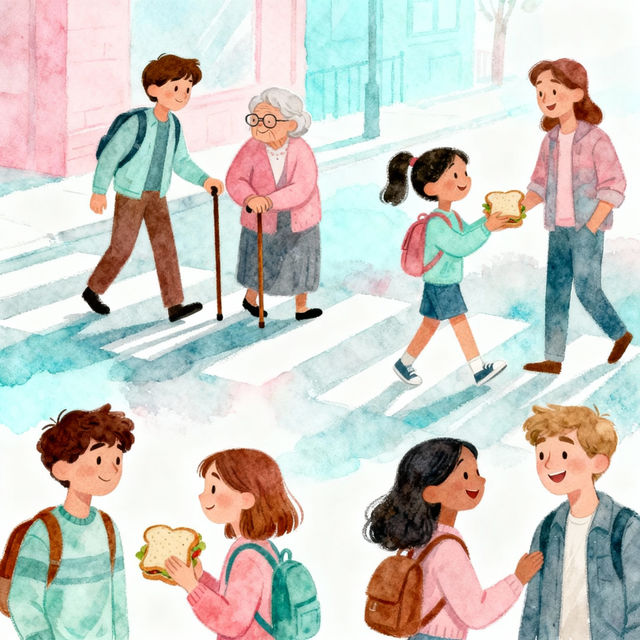 Kindness Drawings - Made With AI gallery