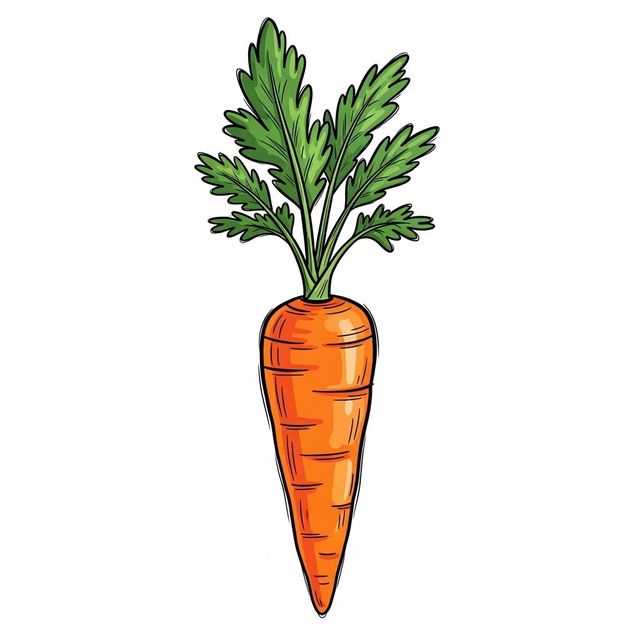 Explore AI-Generated Carrot Drawings gallery