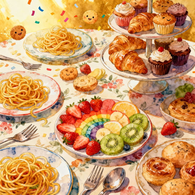 AI Food Drawings gallery