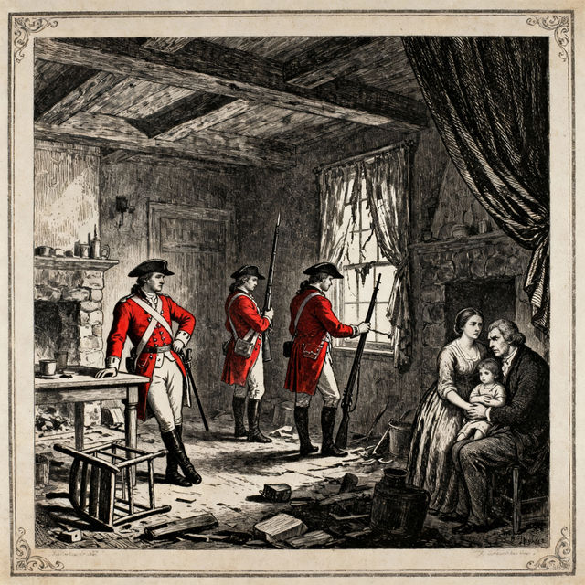 Drawing the Quartering Act gallery