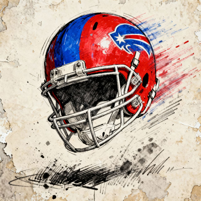 Drawing Football Helmets gallery
