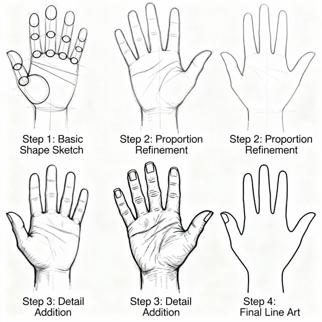 AI Hand Drawing Tutorial gallery