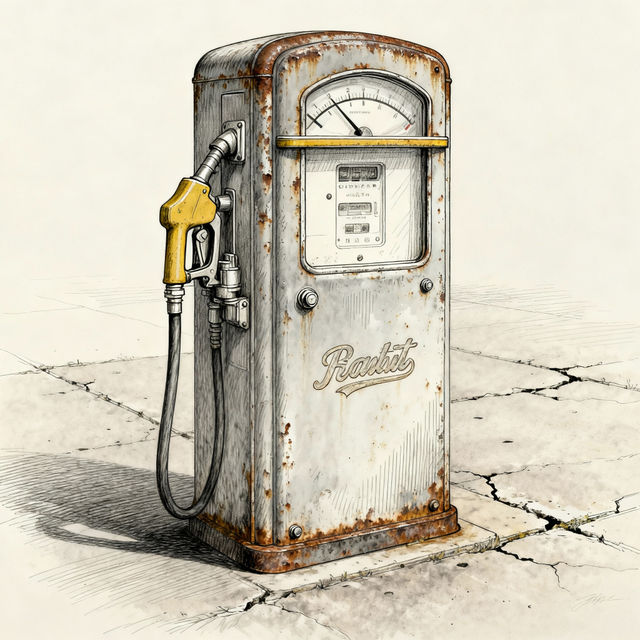 Gas Pump Drawings - AI Generated Art gallery