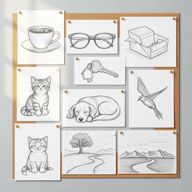 Explore Easy Pencil Drawings gallery