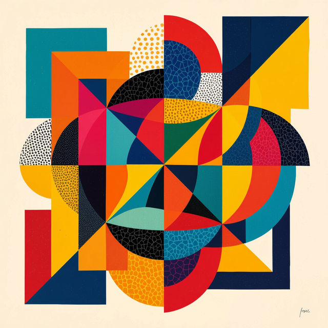 Abstract Shape Art - Created with AI gallery