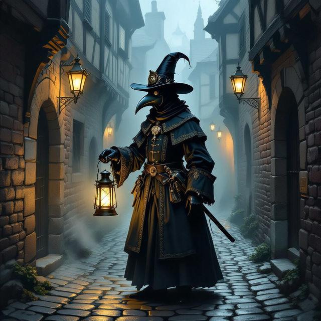 Plague Doctor Art - AI Generated gallery
