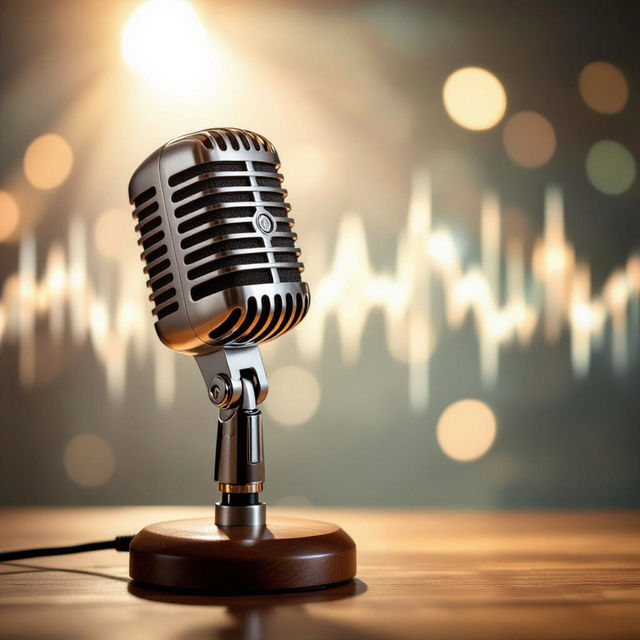 Microphone Pictures - AI Generated gallery