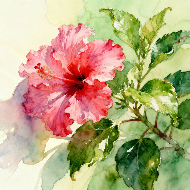 Flower Drawing Hibiscus gallery