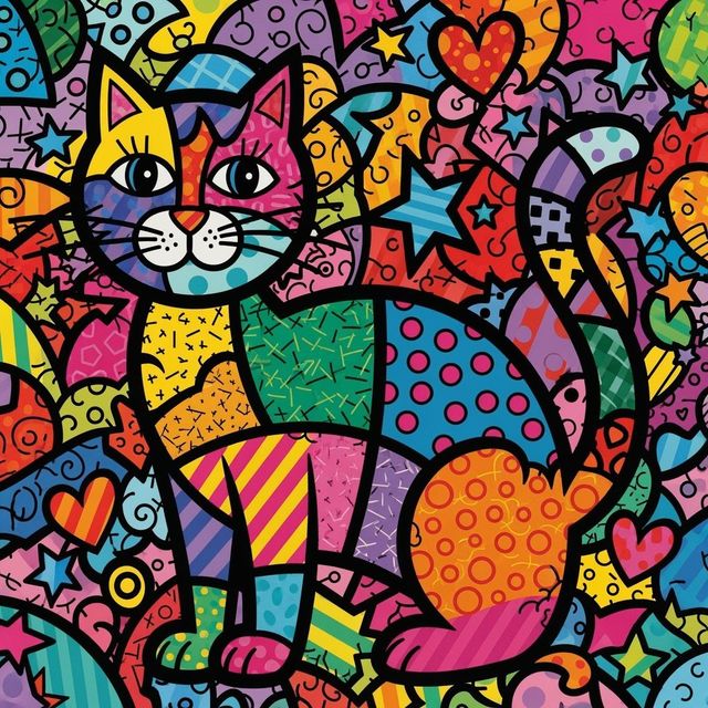 Create Art in Romero Britto Style gallery