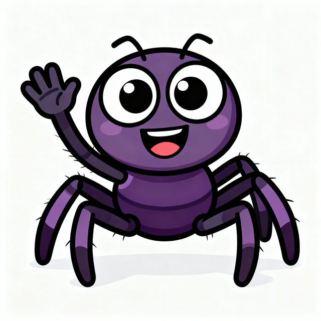 Spider Cartoon Drawings - Made With AI gallery