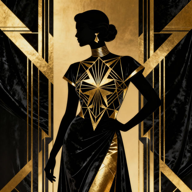 Art Deco Portraits - AI Generated gallery