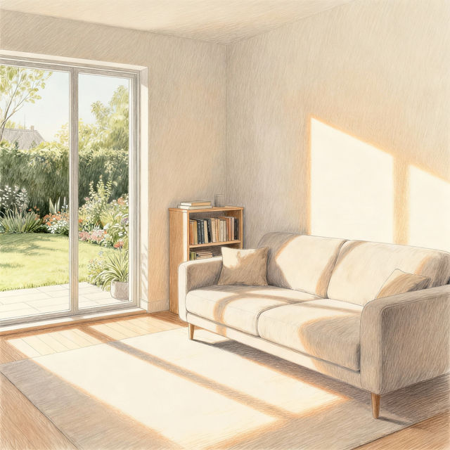 Drawing Of A Room - AI Art gallery
