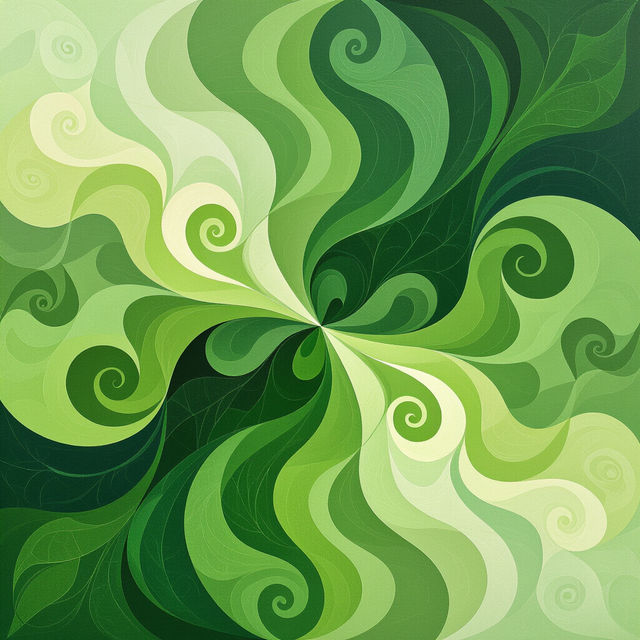 Green Abstract Art gallery
