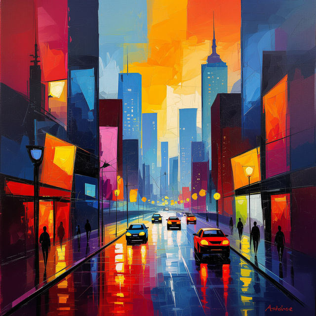 Contemporary Art Examples - Made With AI gallery