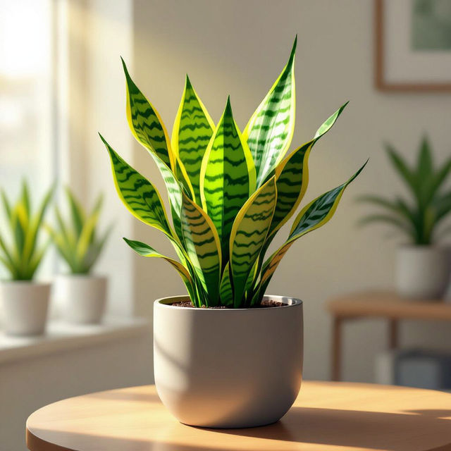 Snake Plant Sansevieria Images - AI Generated gallery