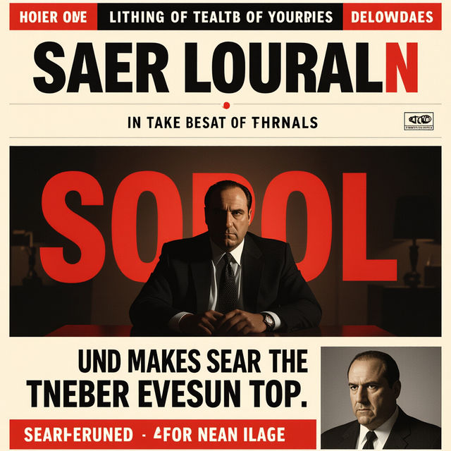 Tony Soprano Art - Created with AI gallery