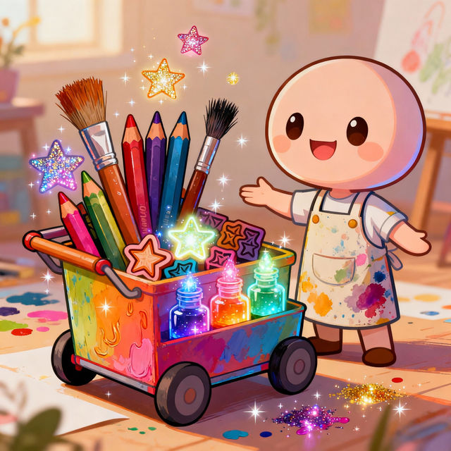 AI Art Cart For Kids gallery