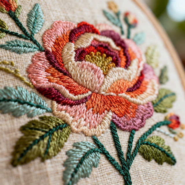 Embroidery Images - AI Generated gallery