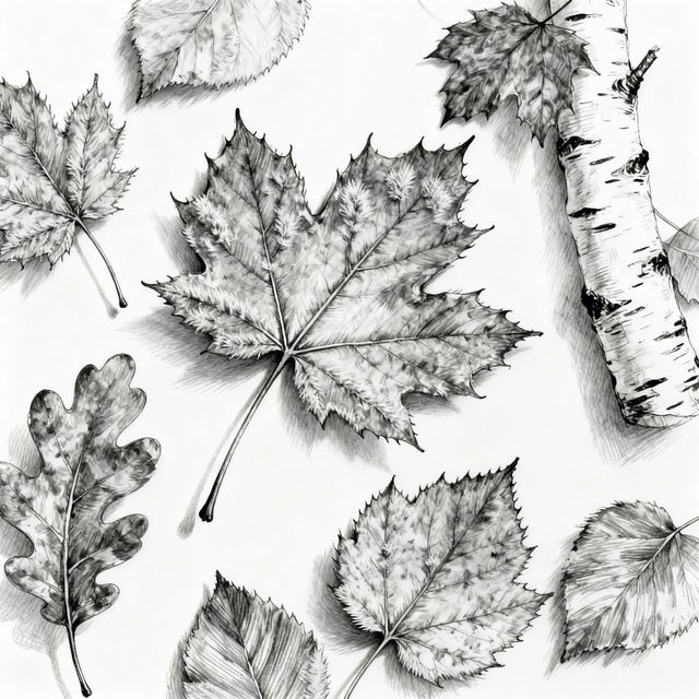 Drawing Leaves Drawings gallery