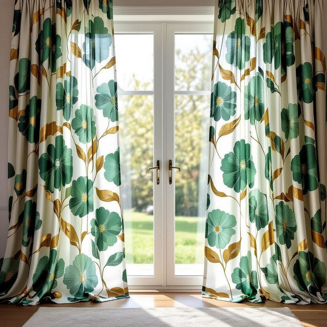 Picture Window Curtains - AI Generated Designs gallery