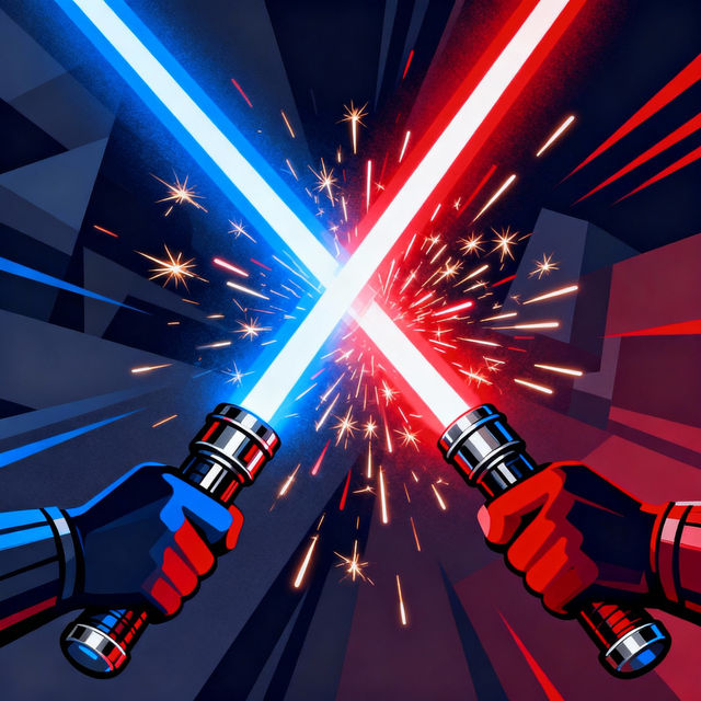 Light Saber Drawings - AI Generated Art gallery