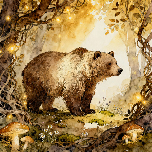 Bear Drawings - Made With AI gallery