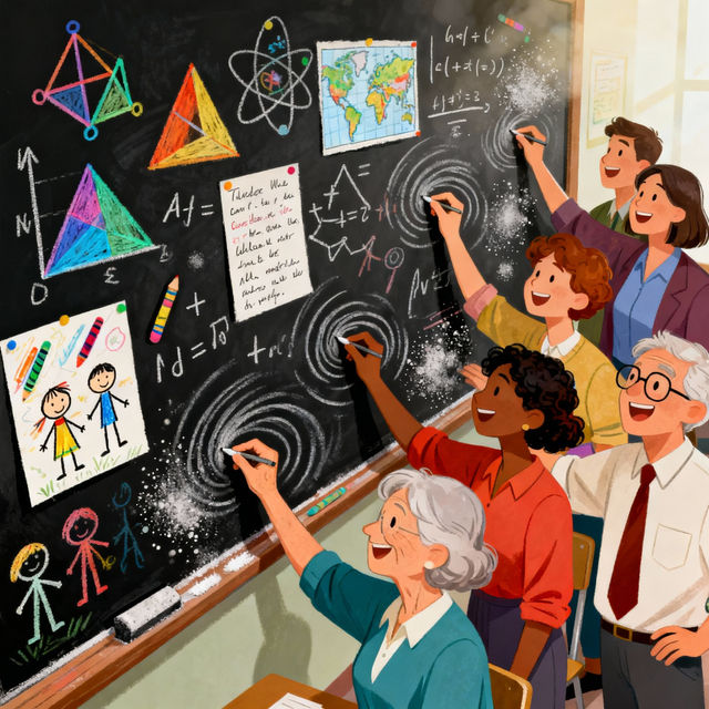 Teachers Drawing - AI Generated Art gallery