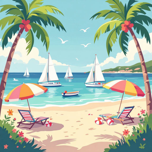 Preppy Beach Wallpapers gallery