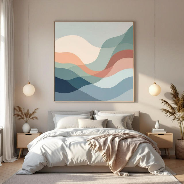 Art Above Bed - AI Generated gallery