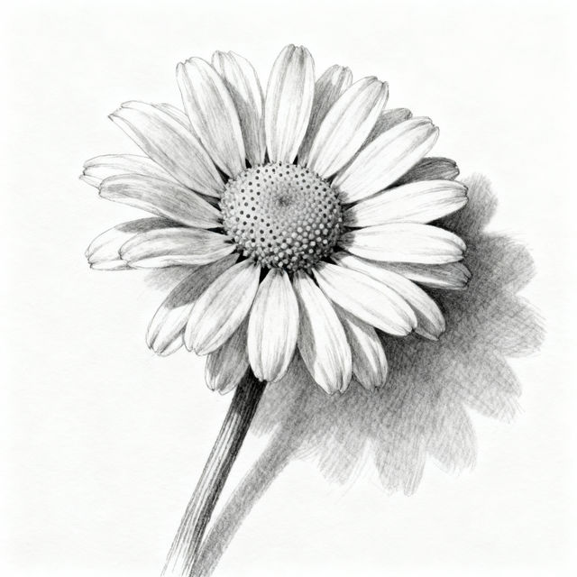 Drawing Of A Daisy gallery