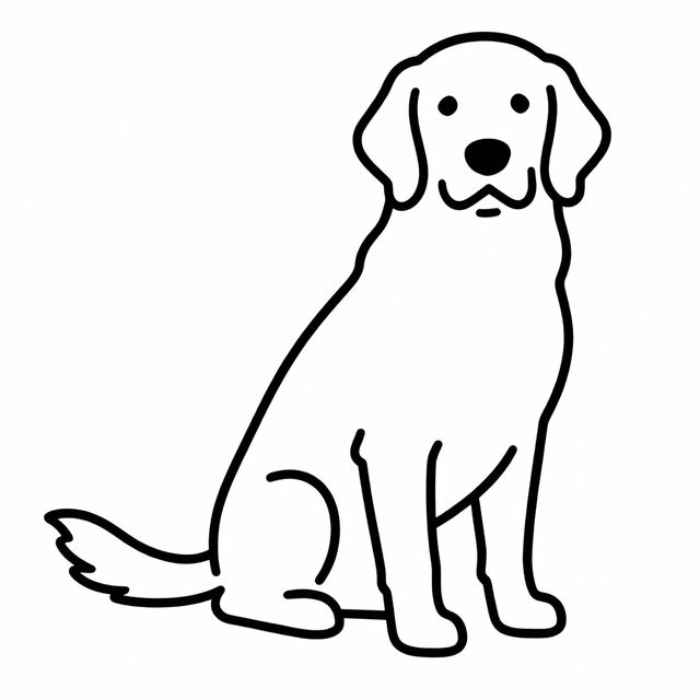 Dog Drawing Outlines gallery