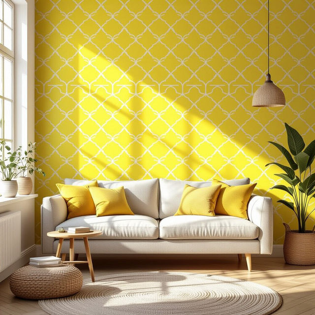Yellow Peel and Stick Wallpaper gallery