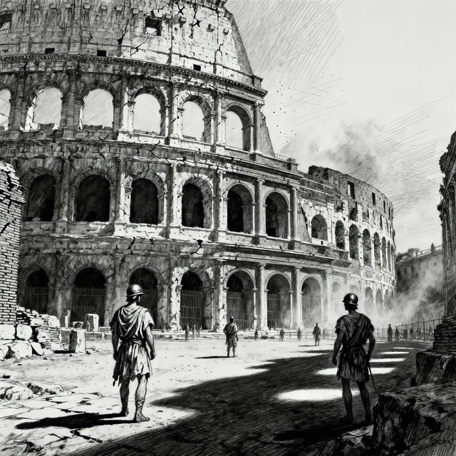 Colosseum Drawings gallery