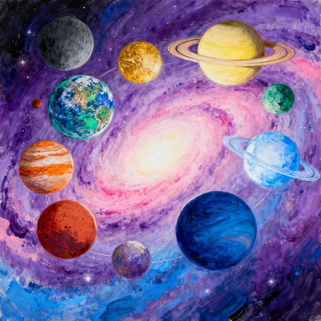 Solar System Planets Drawing gallery