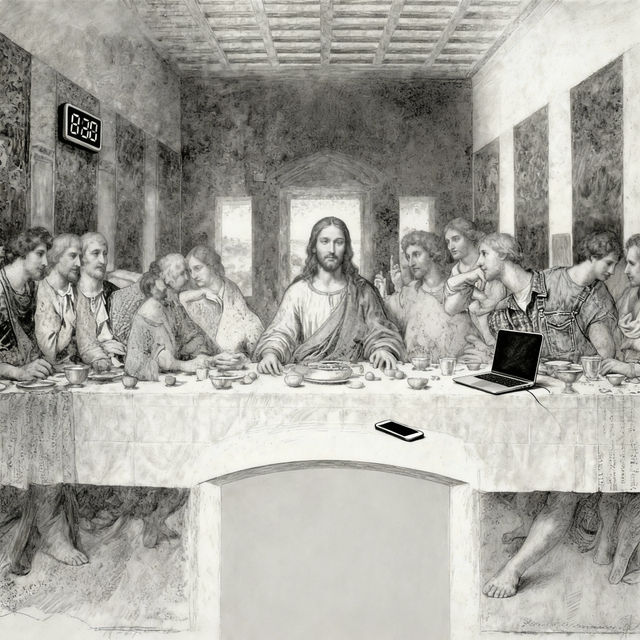 The Last Supper Drawing gallery