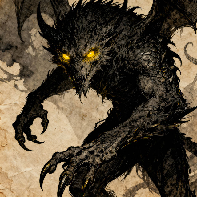 Scary Monster Drawing gallery