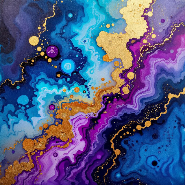 Acrylic Pour Art gallery