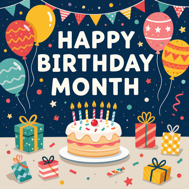 Happy Birthday Month Images gallery