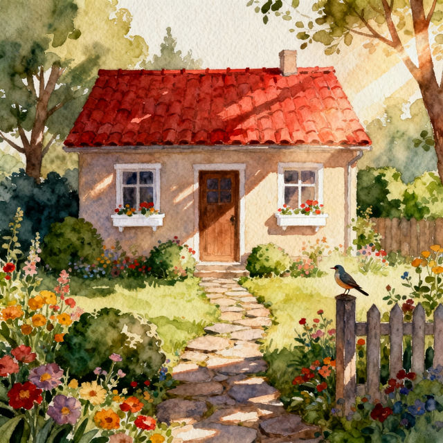 Nice House Drawings - AI Generated gallery