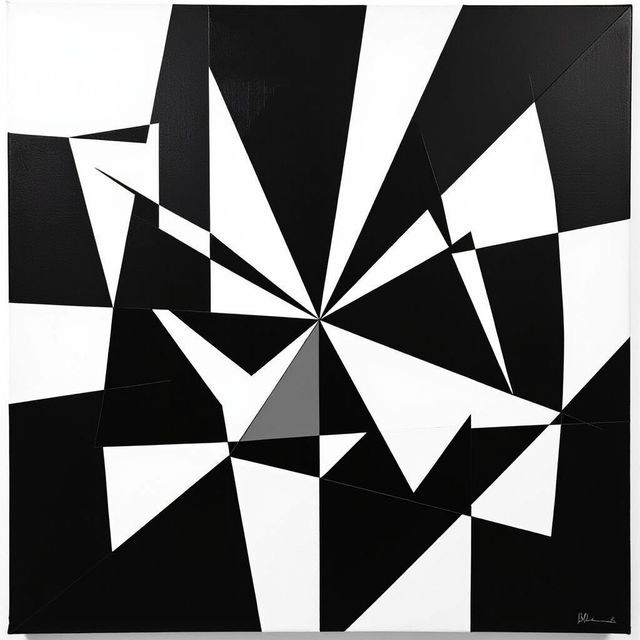 Black And White Modern Art gallery
